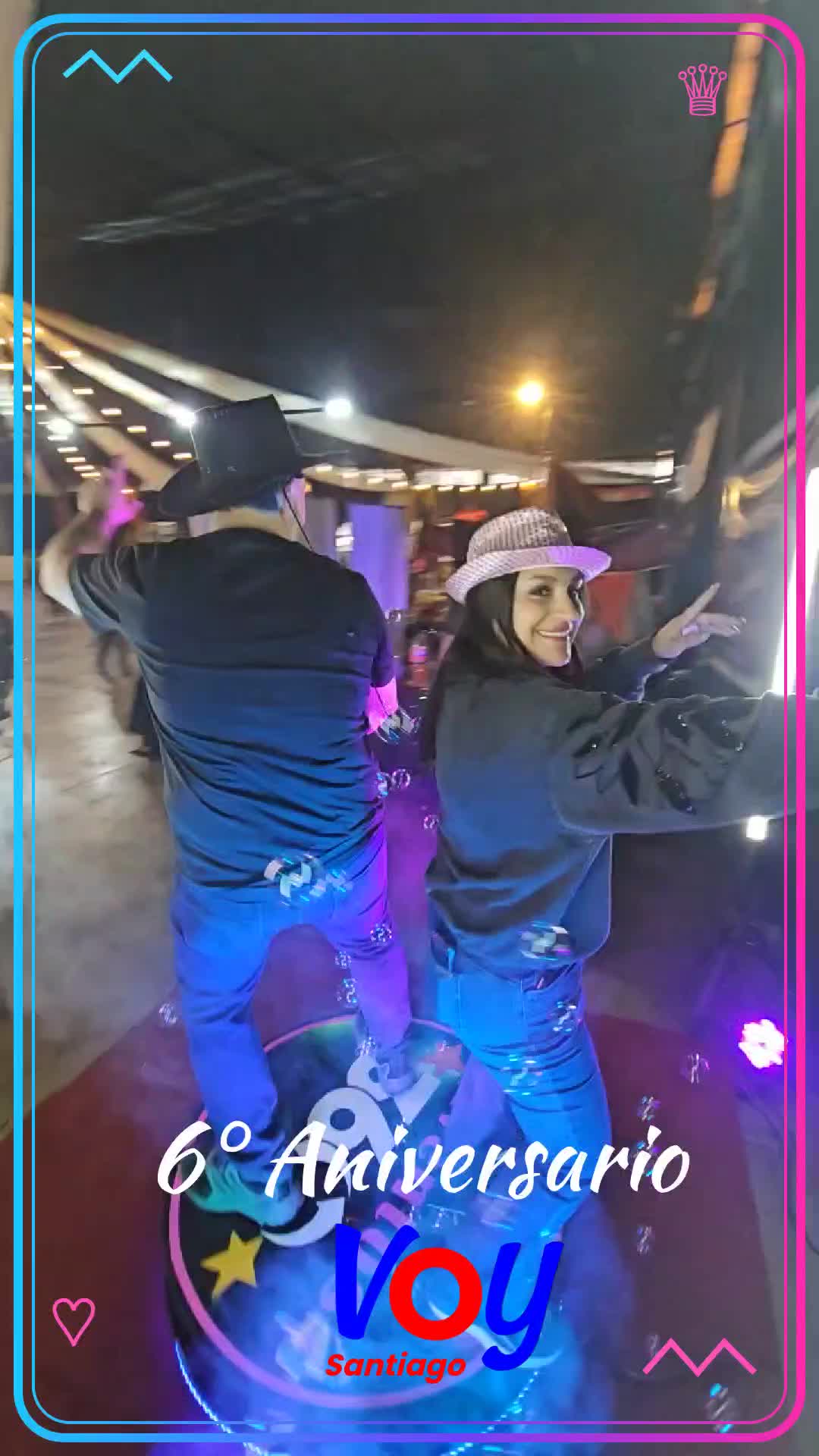 Video 360 del evento Voy Santiago 2026