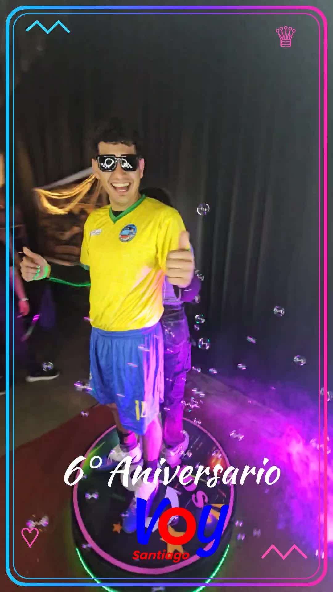 Video 360 del evento Voy Santiago 2026
