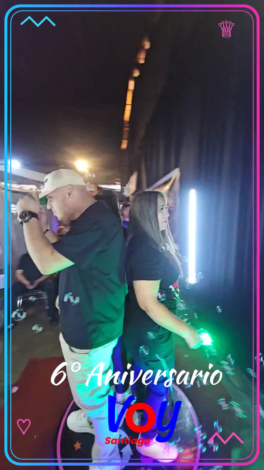 Video 360 del evento Voy Santiago 2026