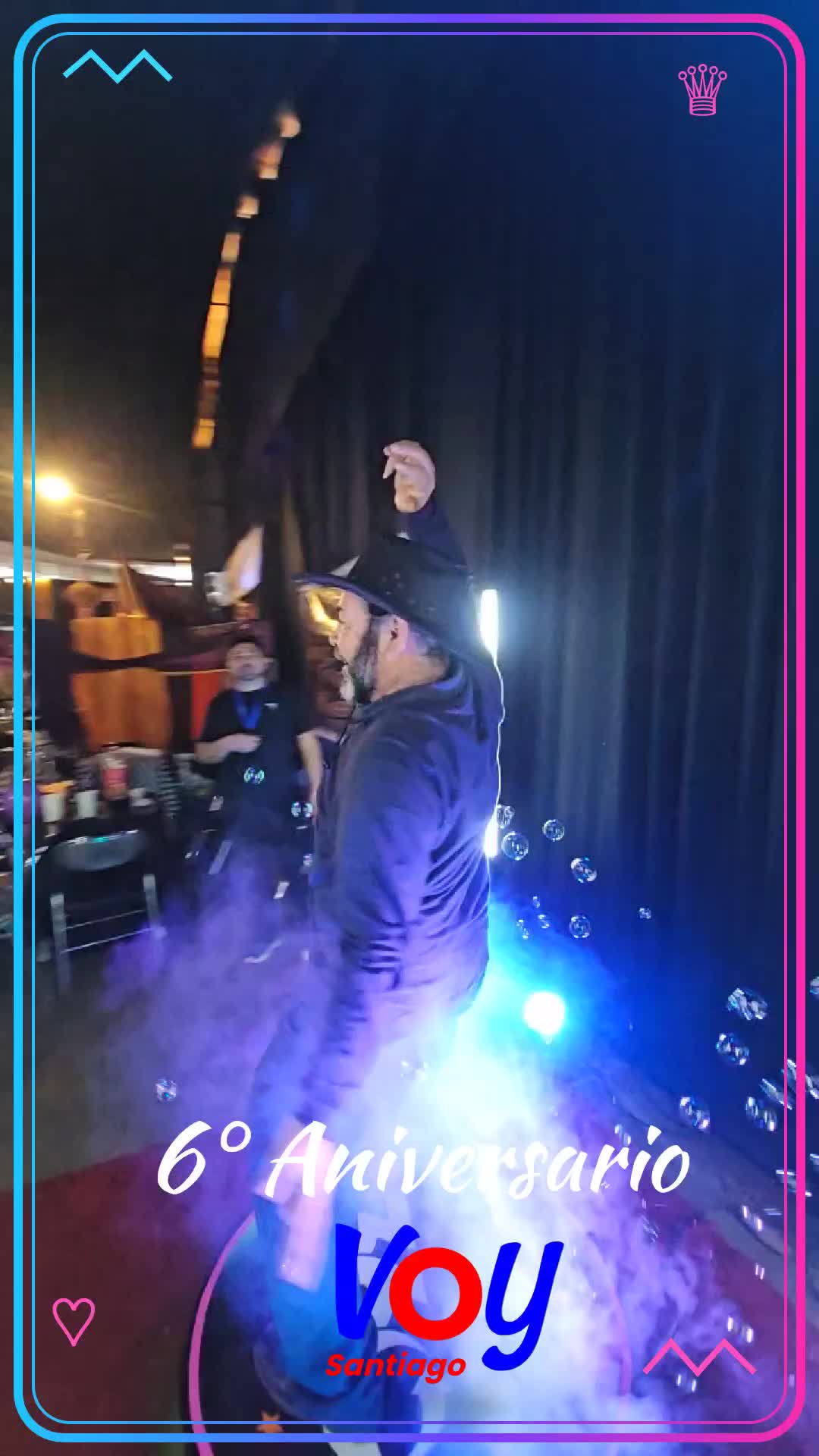 Video 360 del evento Voy Santiago 2026
