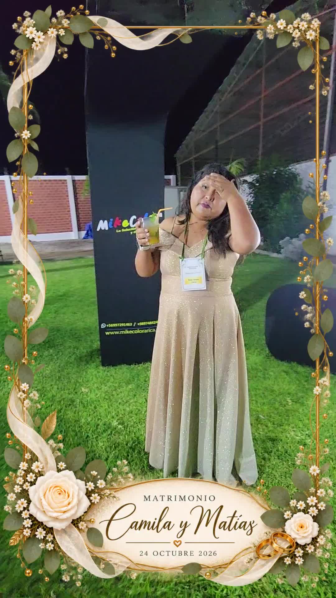 Video 360 del evento Camila y Matías