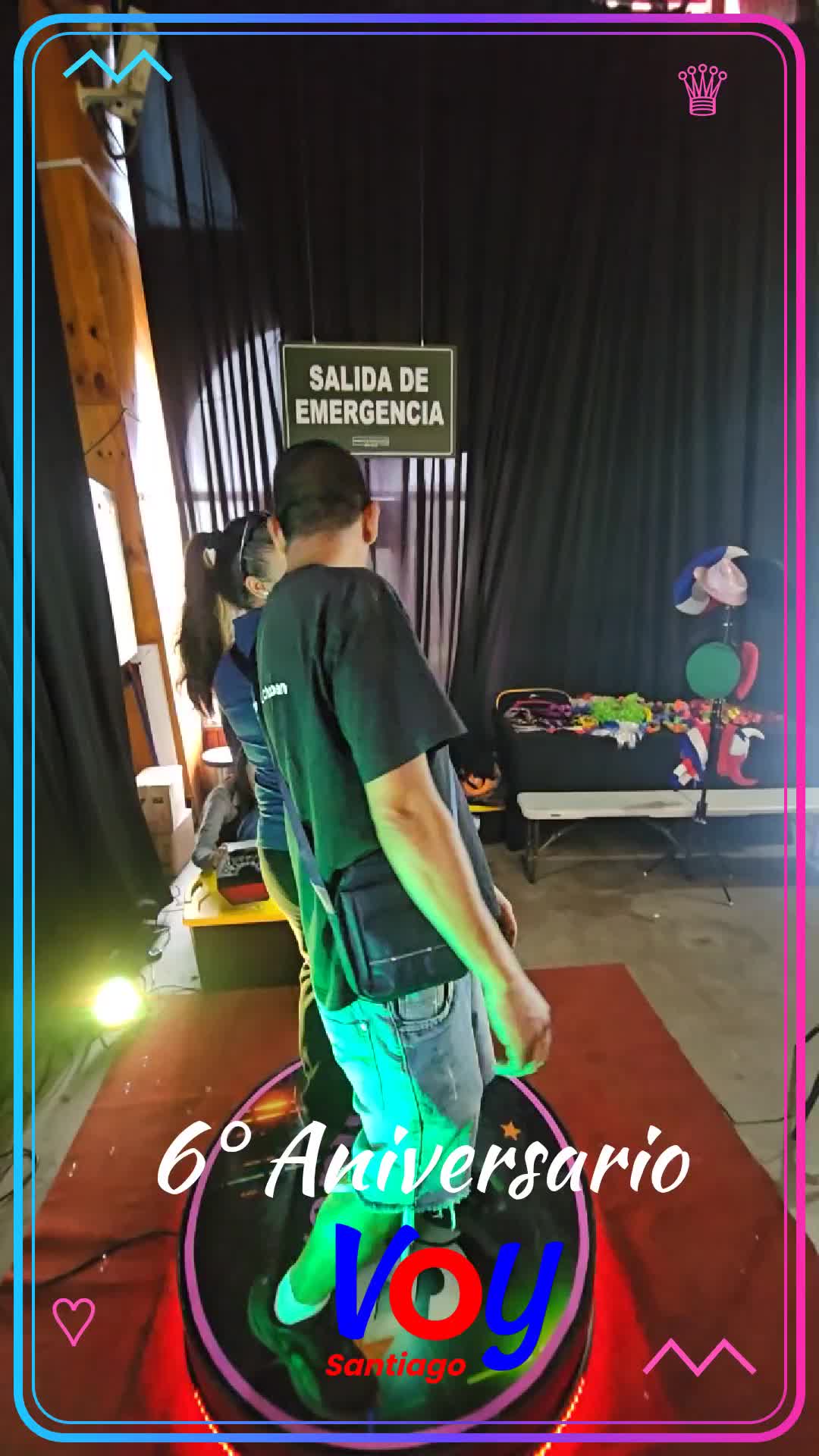 Video 360 del evento Voy Santiago 2026