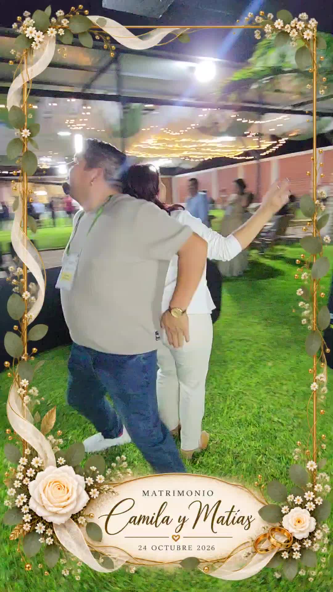 Video 360 del evento Camila y Matías