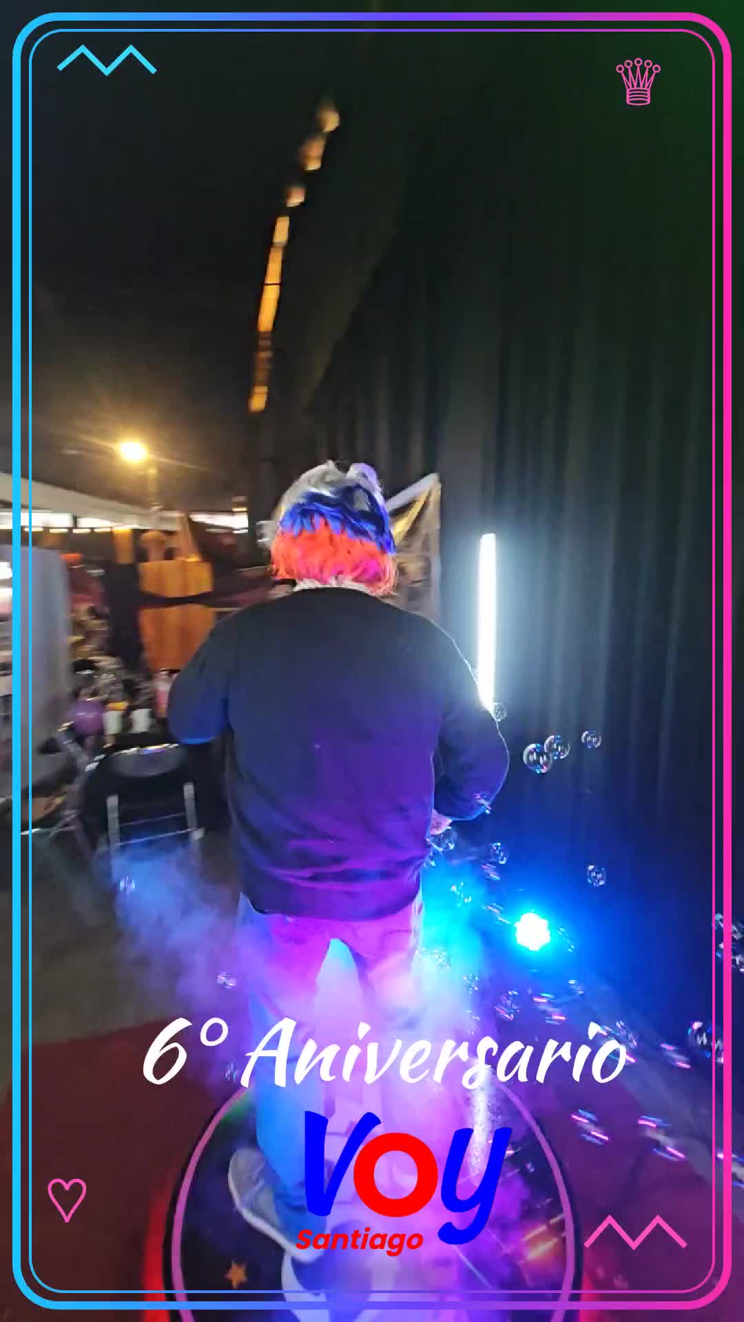 Video 360 del evento Voy Santiago 2026