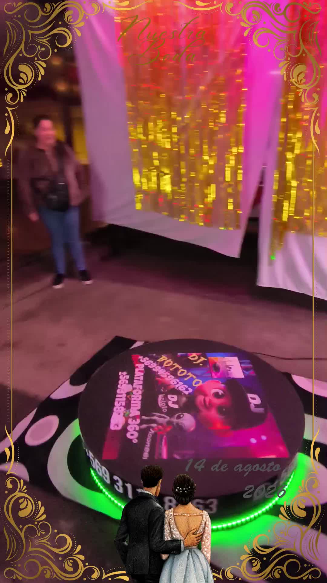 Video 360 del evento Casamiento 14 agosto 2026
