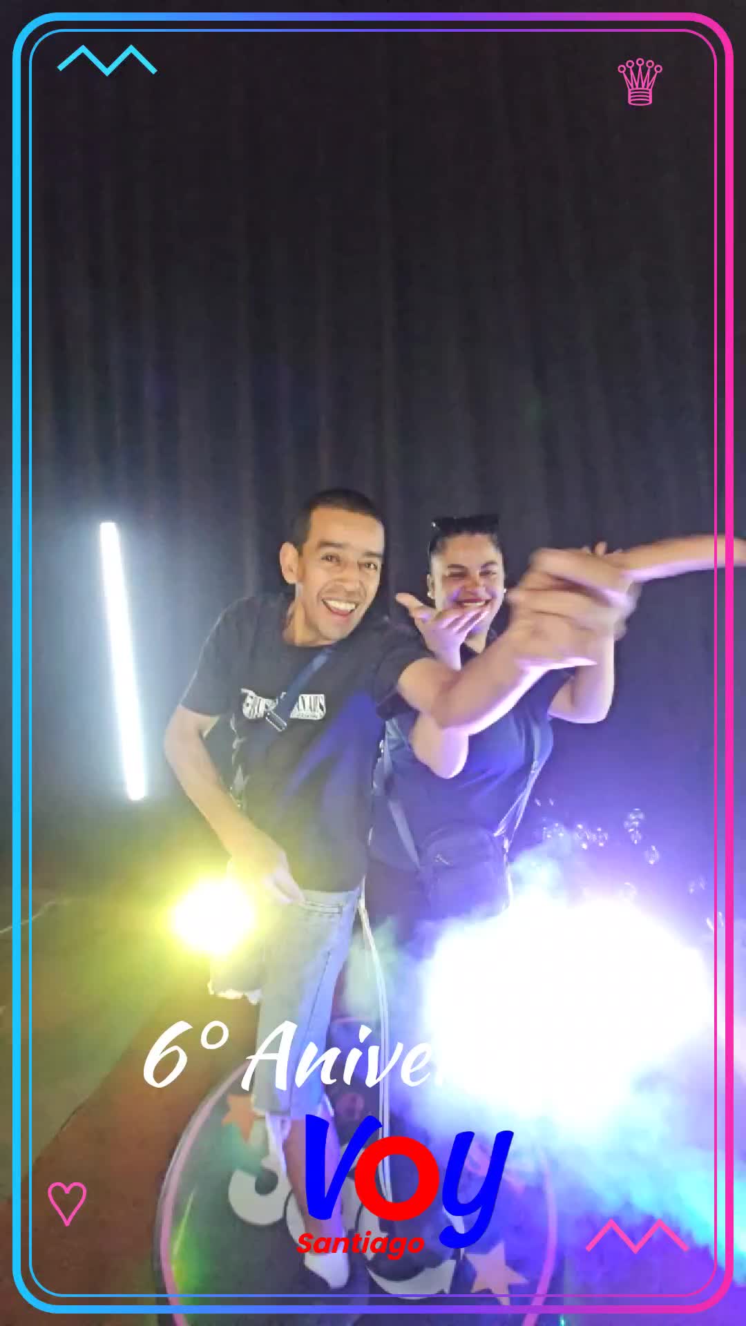Video 360 del evento Voy Santiago 2026