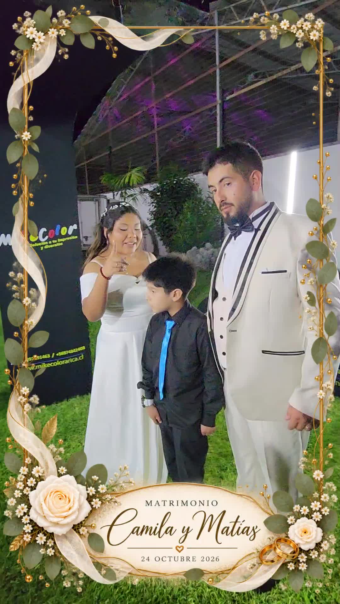 Video 360 del evento Camila y Matías