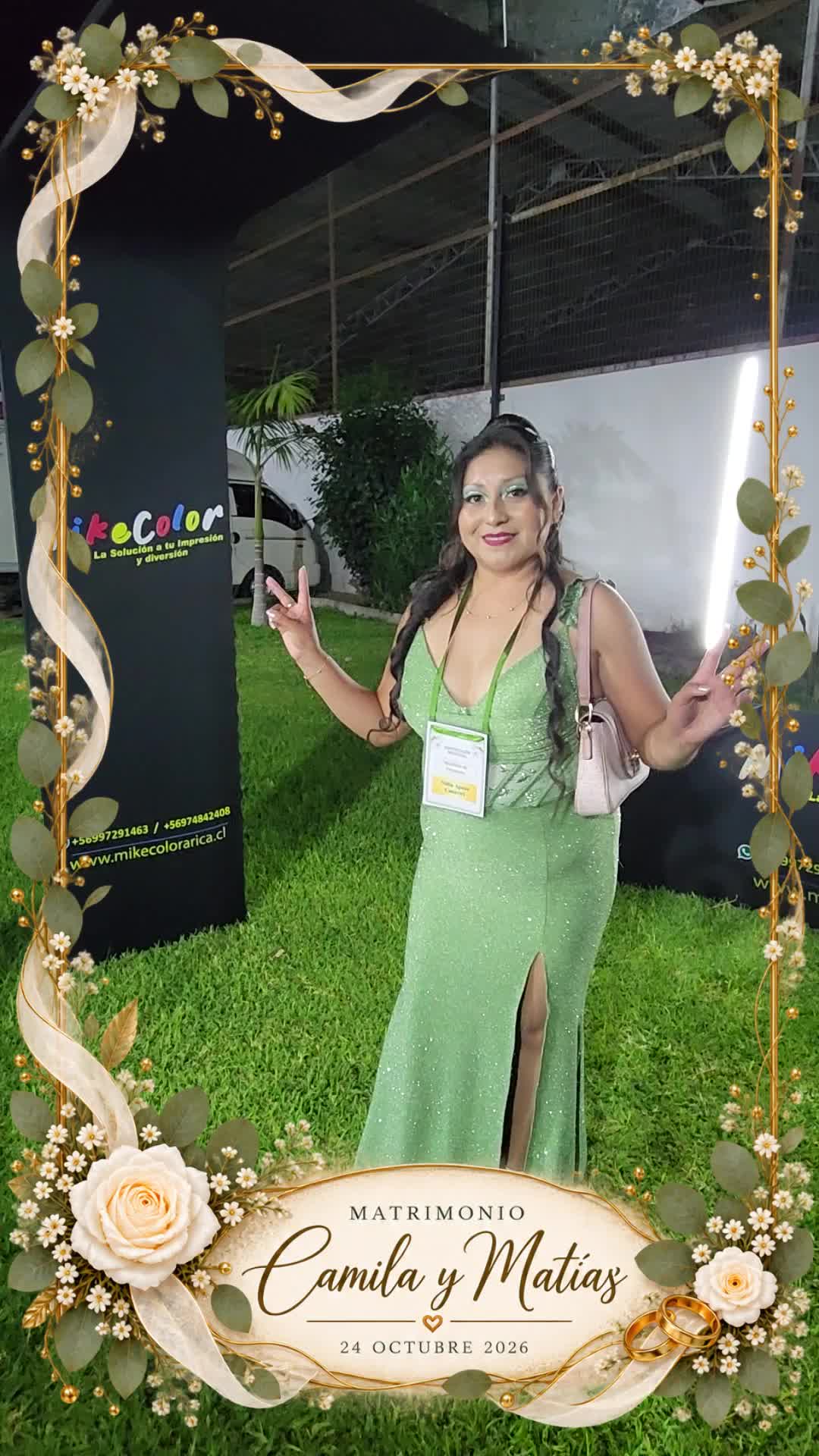 Video 360 del evento Camila y Matías