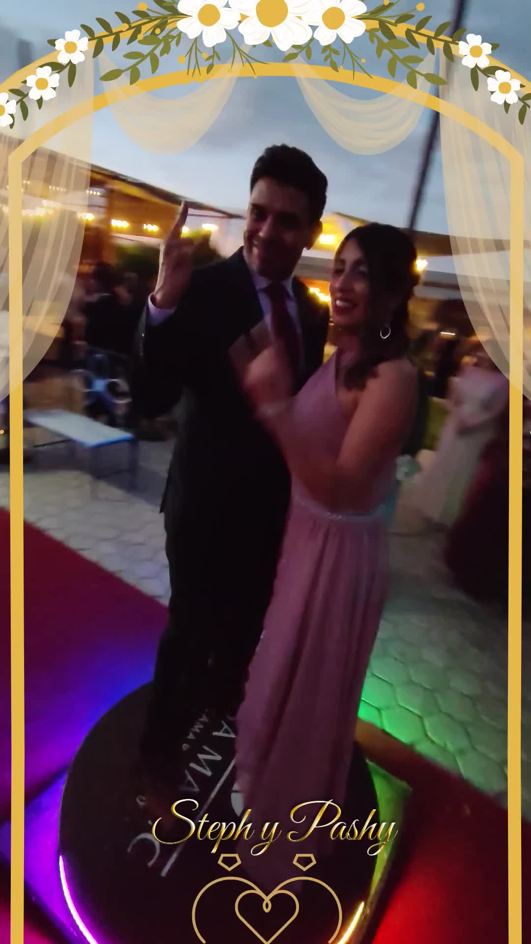 Video 360 del evento Pashy y Steph