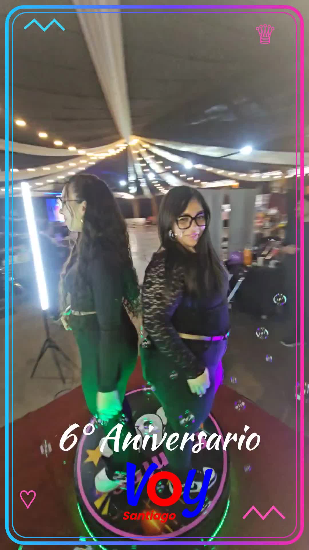 Video 360 del evento Voy Santiago 2026