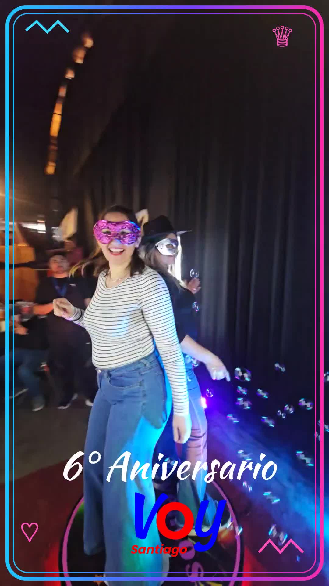 Video 360 del evento Voy Santiago 2026