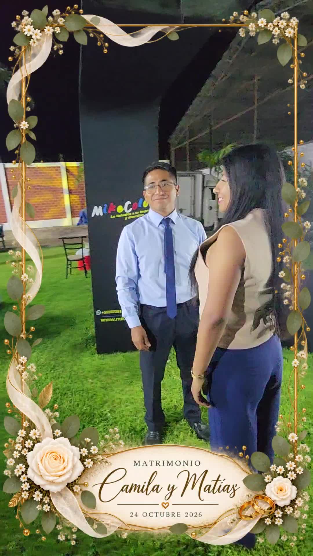 Video 360 del evento Camila y Matías