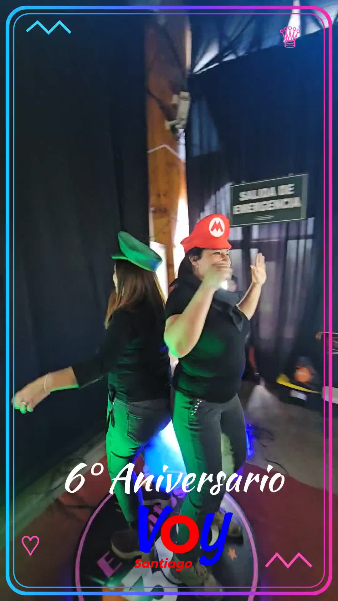 Video 360 del evento Voy Santiago 2026