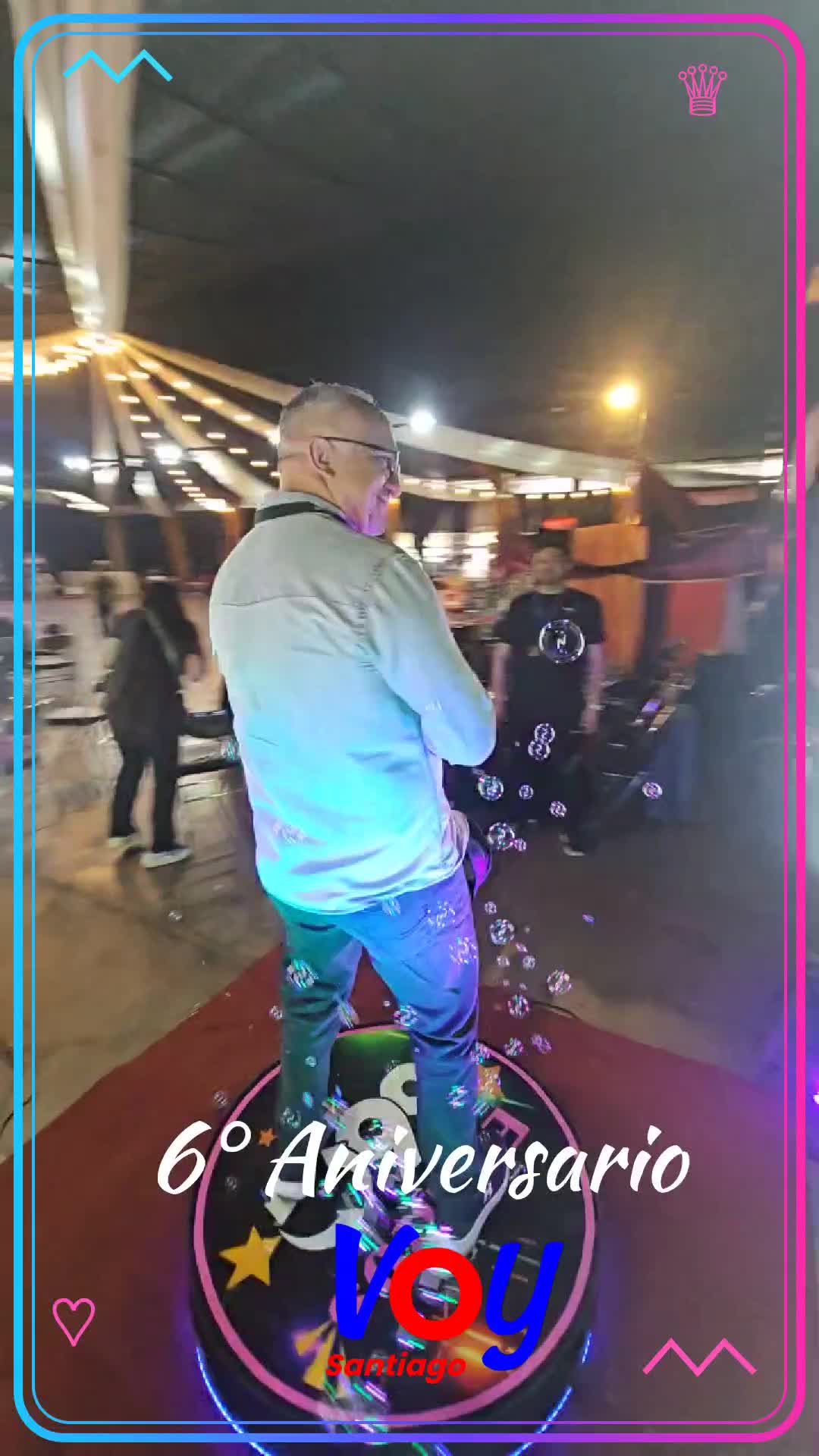 Video 360 del evento Voy Santiago 2026