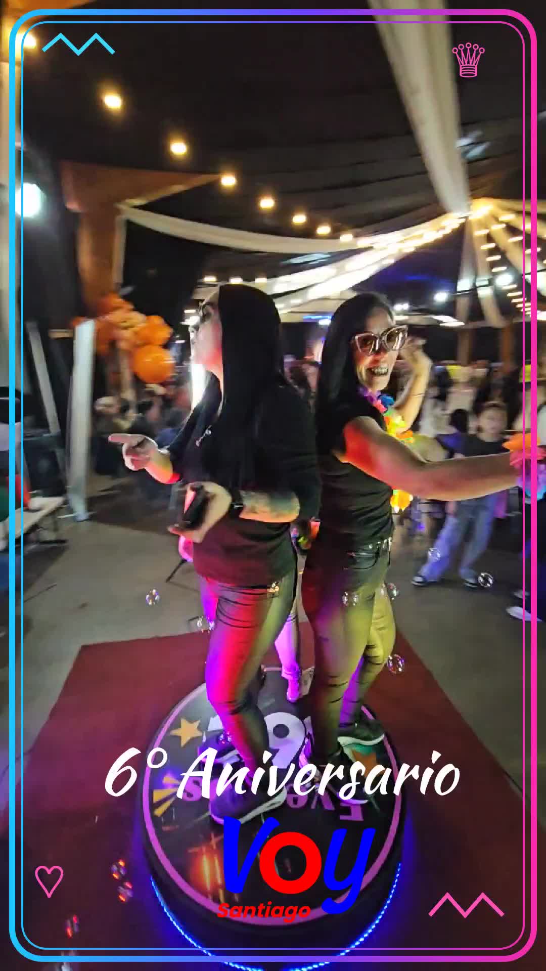 Video 360 del evento Voy Santiago 2026
