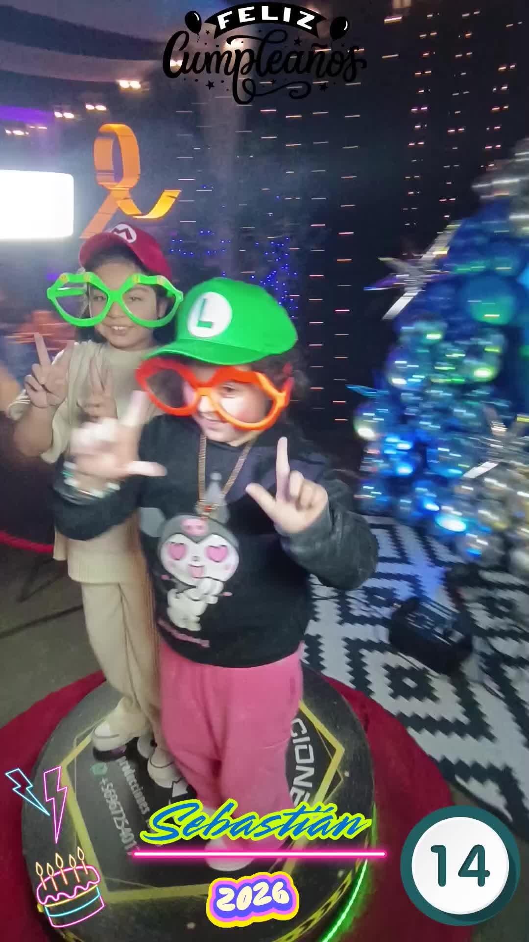 Video 360 del evento CUMPLEAÑOS N°14 SEBASTIAN