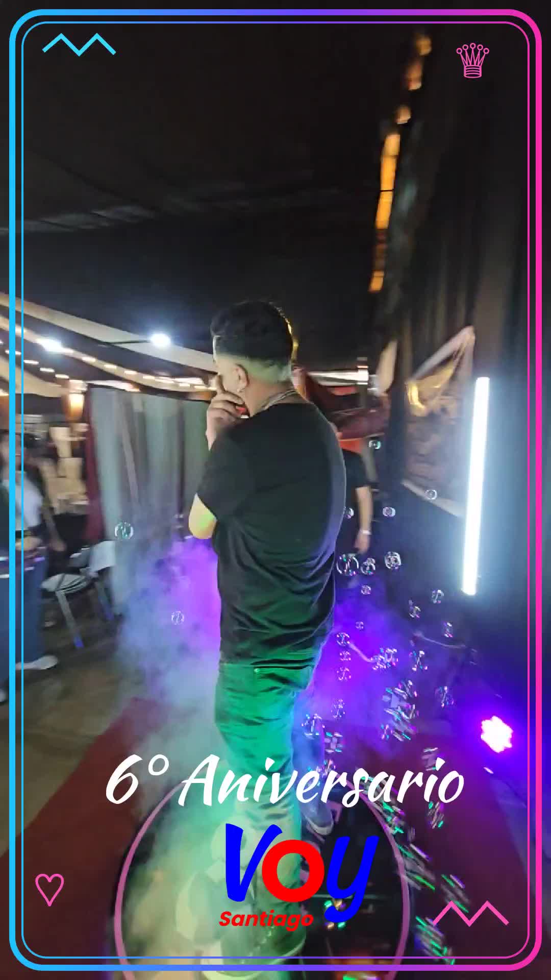 Video 360 del evento Voy Santiago 2026