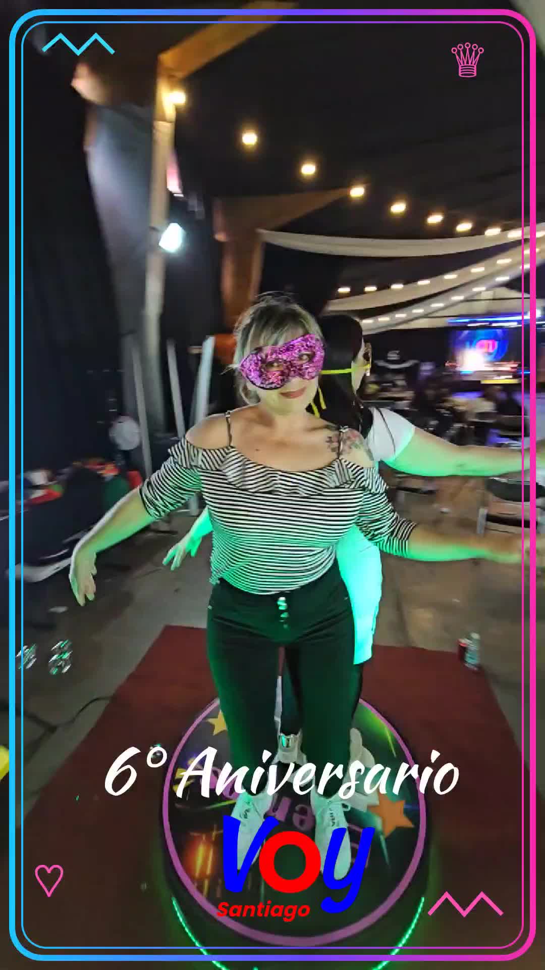 Video 360 del evento Voy Santiago 2026