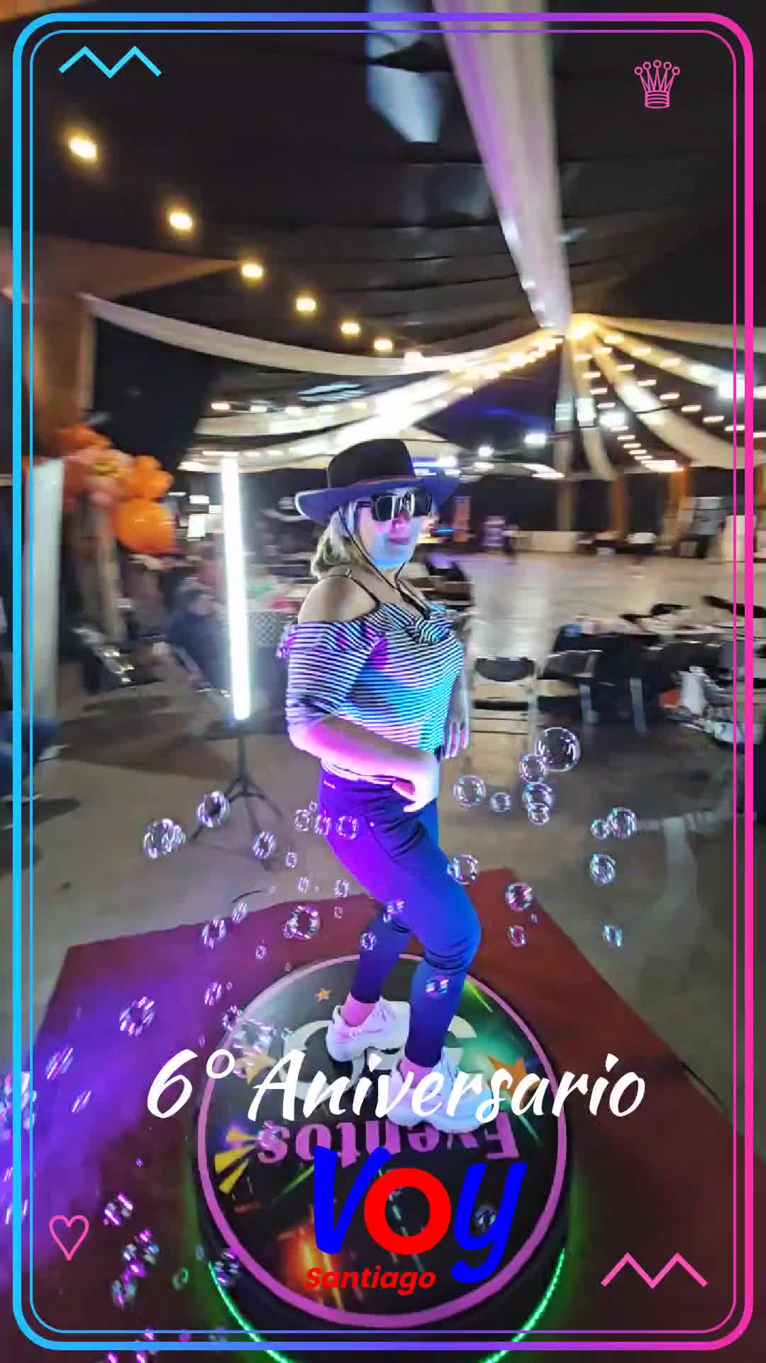 Video 360 del evento Voy Santiago 2026