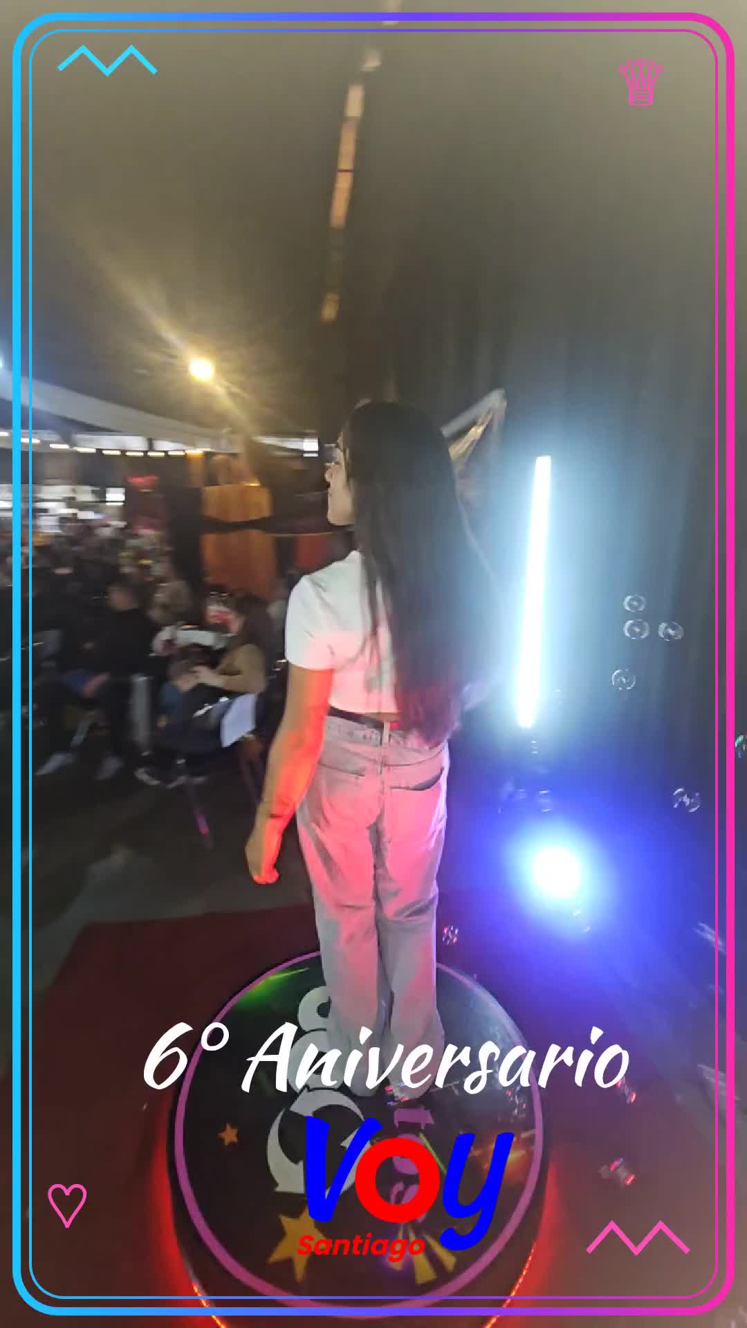 Video 360 del evento Voy Santiago 2026