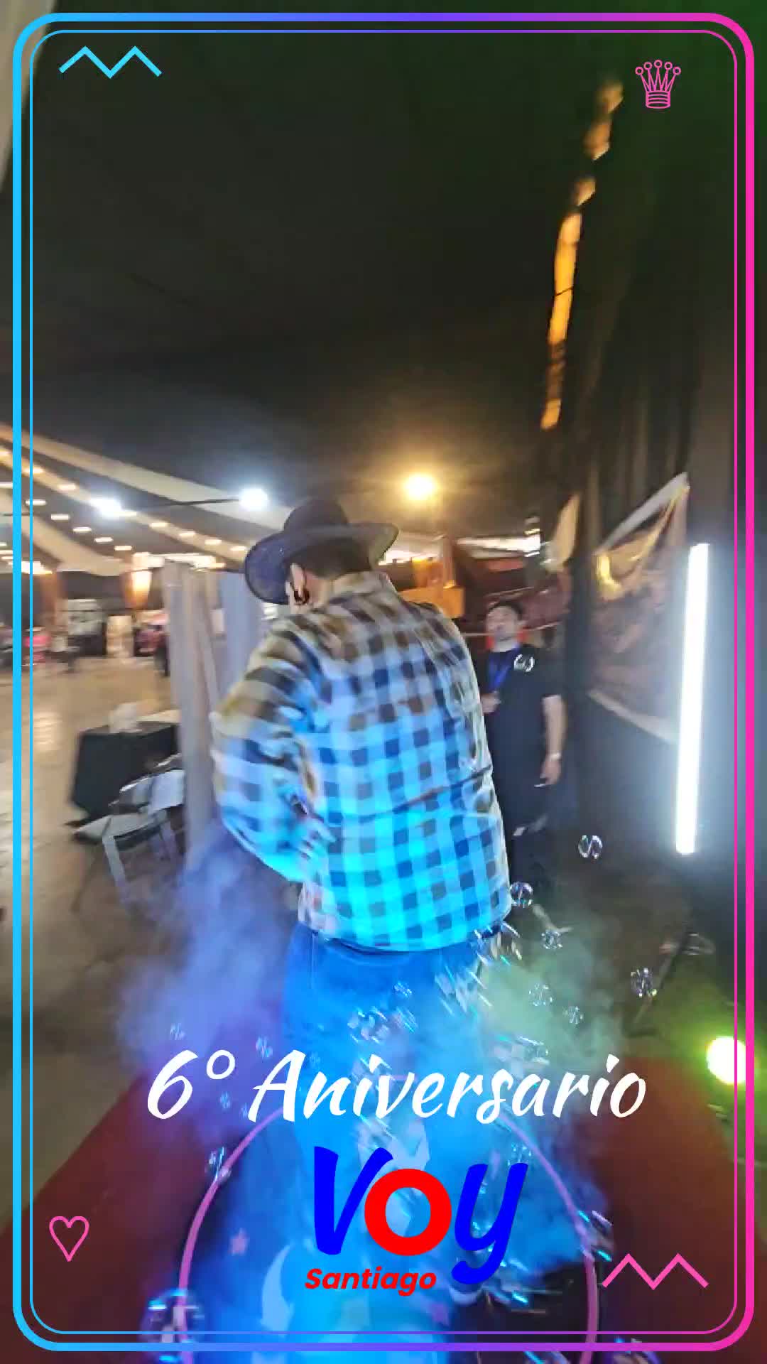 Video 360 del evento Voy Santiago 2026