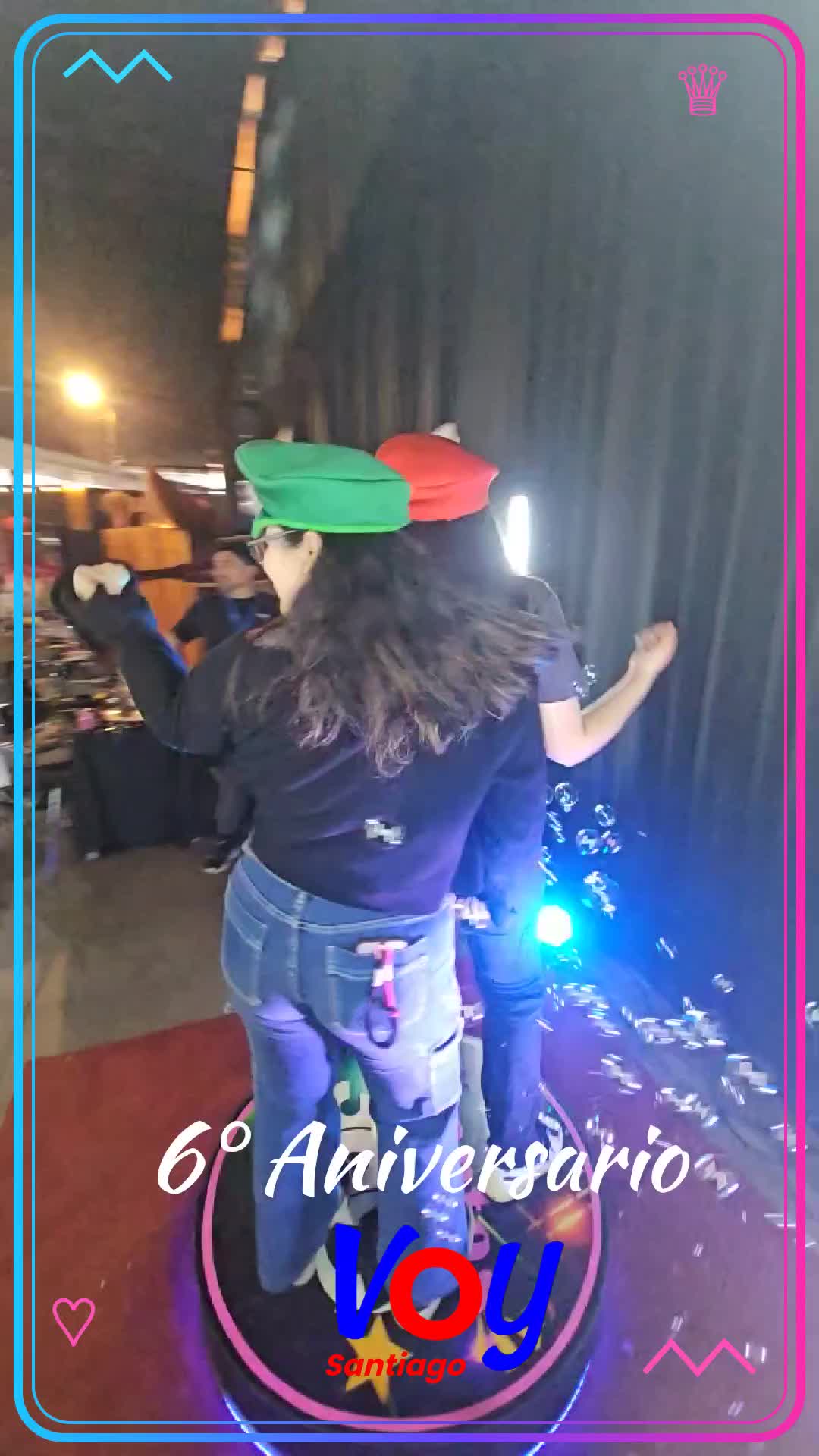 Video 360 del evento Voy Santiago 2026