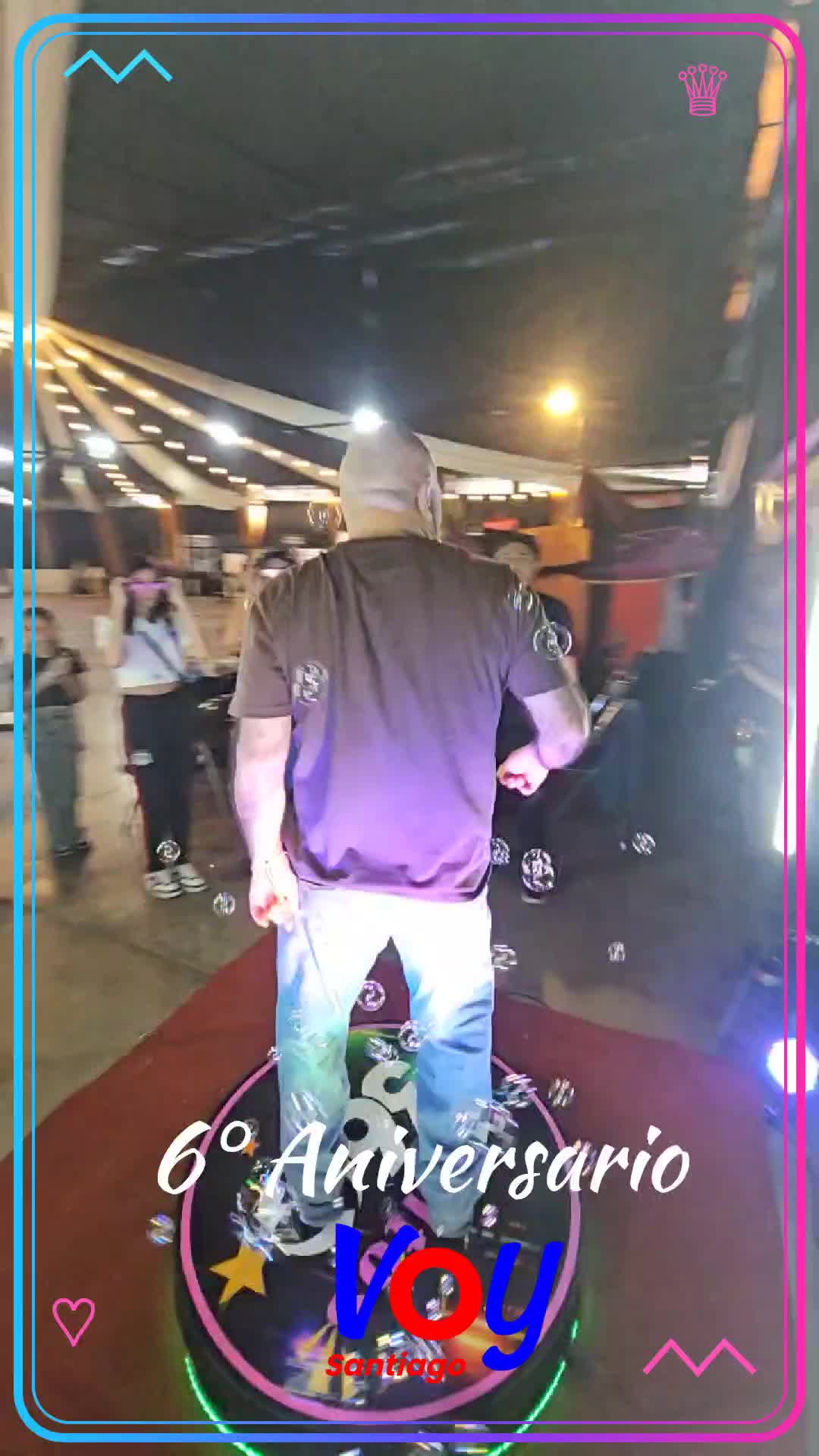 Video 360 del evento Voy Santiago 2026